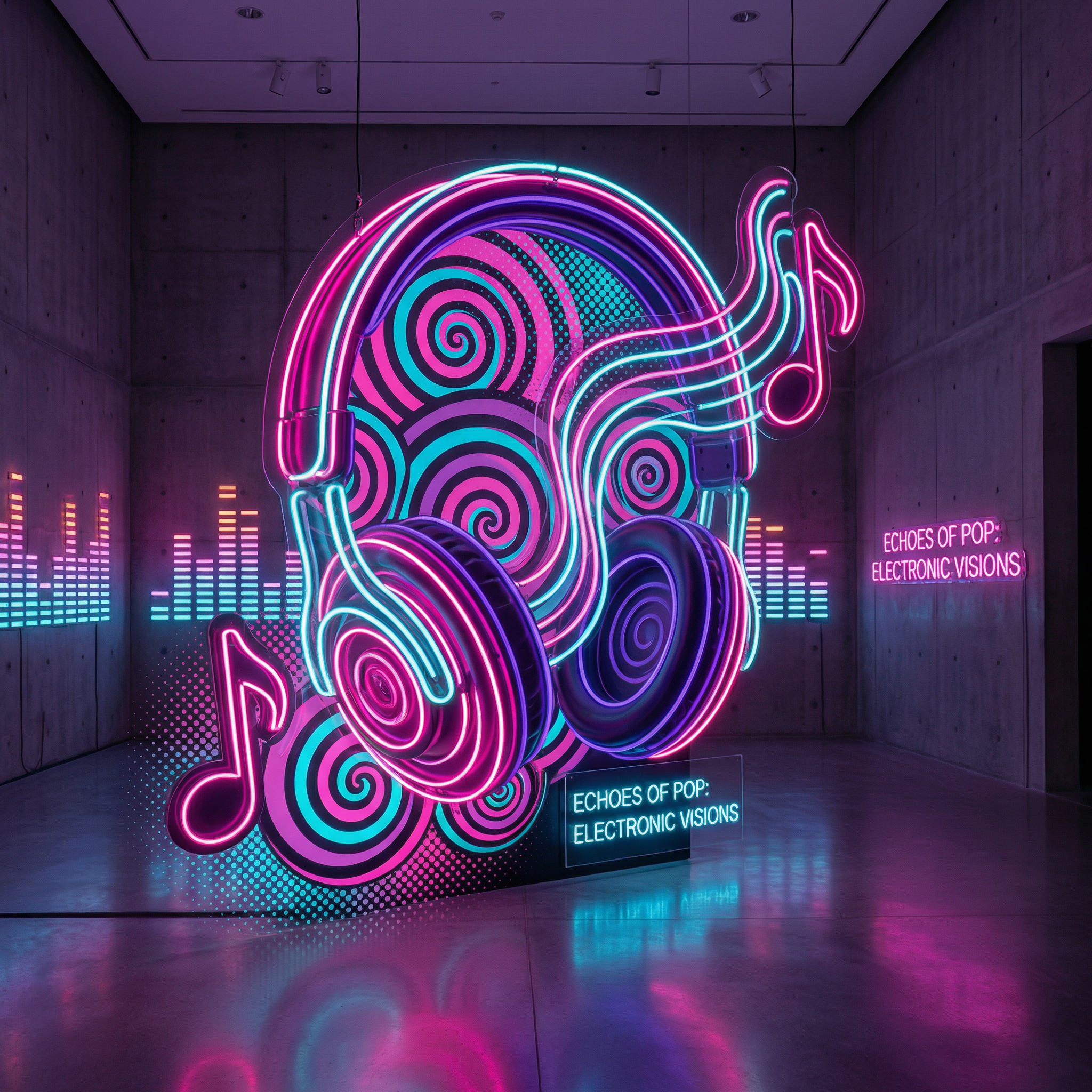 壹号娱乐 - 霓虹音乐符号艺术